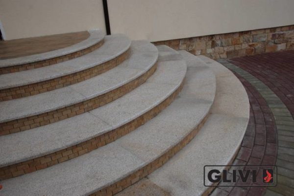 Лестничные ступени из натурального камня (гранита) Флор, фото 2