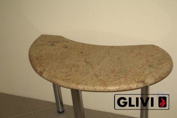 Стол из натурального камня (гранита) Голден, интернет-магазин столов, изображение, фото 1