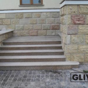 Гранитная лестница Сандра, каталог лестниц из камня, изображение, фото 1
