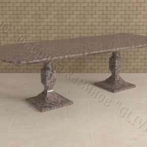 Стол из натурального камня (гранита) Рукс, интернет-магазин столов, изображение, фото 1