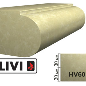Обработка профиля (кромки) камня HV60 от Гливи. Снятие фаски, изображение, фото