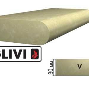 Обработка профиля (кромки) камня V от Гливи. Снятие фаски, изображение, фото