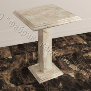 Стол из натурального камня (мрамора) Фива, интернет-магазин столов, изображение, фото 1