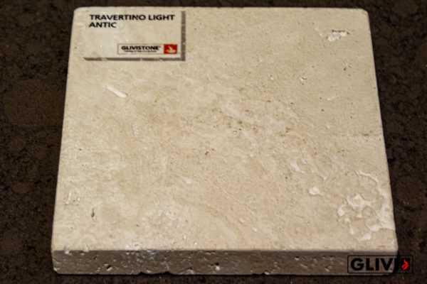 Травертин Travertino Light с обработкой антик, салон Гливи, фото 5