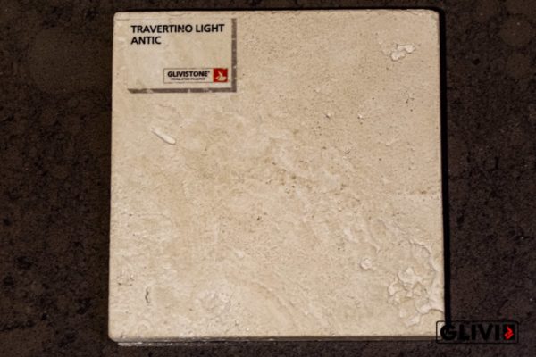 Травертин Travertino Light с обработкой антик, салон Гливи, фото 9