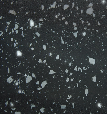 кварцевый композитный камень, композит кварца Black moon, фото 1