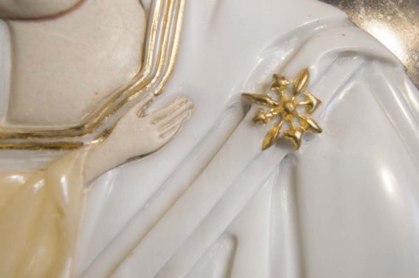Икона Жировицкой Божией Матери (Богоматерь) № 6 (рельефная) из мрамора, камня, изображение, фото 8