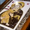 Икона Владимирской Божией Матери № 2-12-1 из мрамора, камня, от Гливи, фото 5