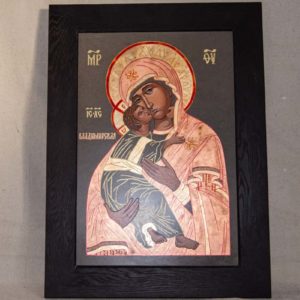 Икона Владимирской Божией Матери № 1-9 из мрамора, камня, от Гливи, фото 1
