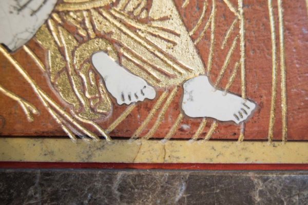 Икона Владимирской Божией Матери № 9 из мрамора, камня, от Гливи, фото 13