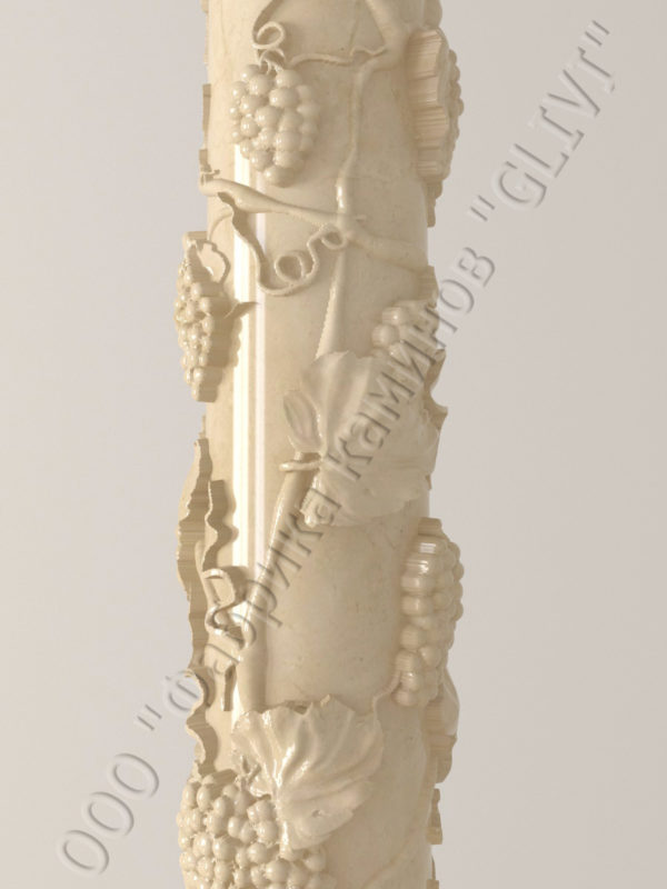 Колонна из натурального камня (мрамора) Витис, фото 6