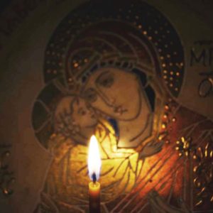 Икона Жировицкой (Жировичской) Божией Матери № 05 из мрамора, камня, изображение, фото 1