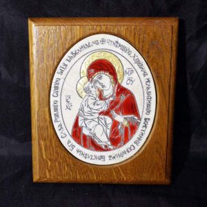 Икона Жировицкой (Жировичской) Божией Матери № 25 из мрамора, камня, изображение, фото 2