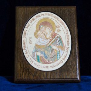Икона Жировицкой (Жировичской) Божией Матери № 36 из мрамора, камня, изображение, фото 1