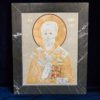 Икона Николая Чудотворца (Угодника) инд.№ 04 из мрамора, камня, изображение, фото 7