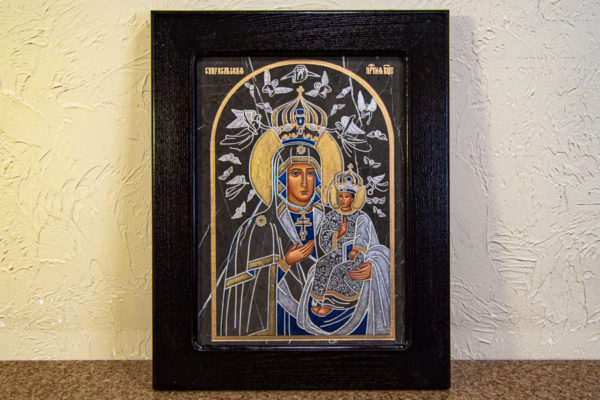 Икона Супрасльской Божьей (Божией) матери № 01, интернет магазин икон, изображение, фото 1