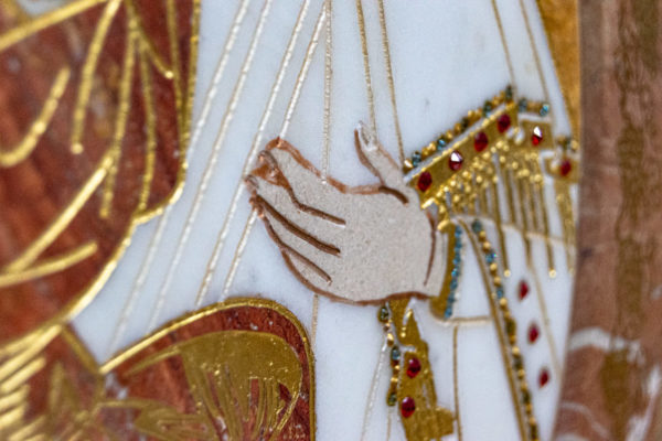 Икона Жировицкой (Жировичской) Божией Матери № 1.20-12 из мрамора, камня, изображение, фото 12