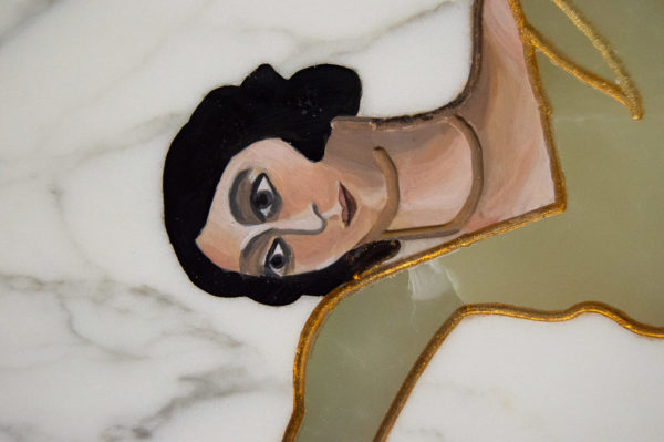 Каменная Картина Оммаж духовному дому отца Шагала № 01, изображение, фото 2