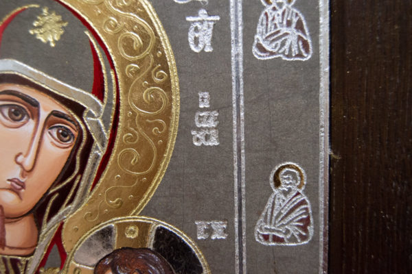 Икона Иверской Божией Матери № 3-08 из мрамора, изображение, фото 12