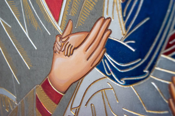 Икона Богоматерь Неустанной Помощи (Страстная икона Божией Матери) № 3-3, изображение, фото 3