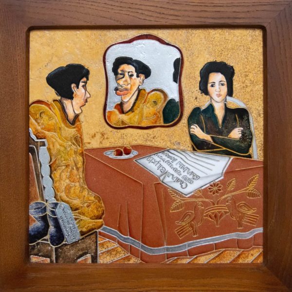 Автопортрет в зеркале картина каменная хаим сутин