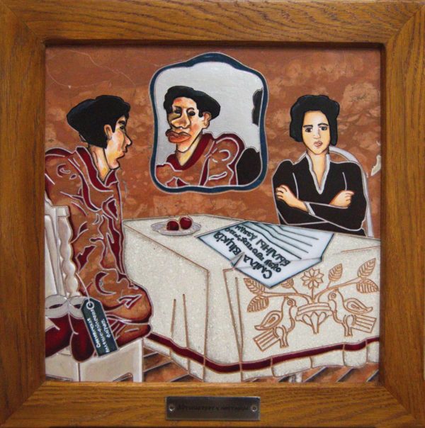 Автопортрет в зеркале картина каменная хаим сутин